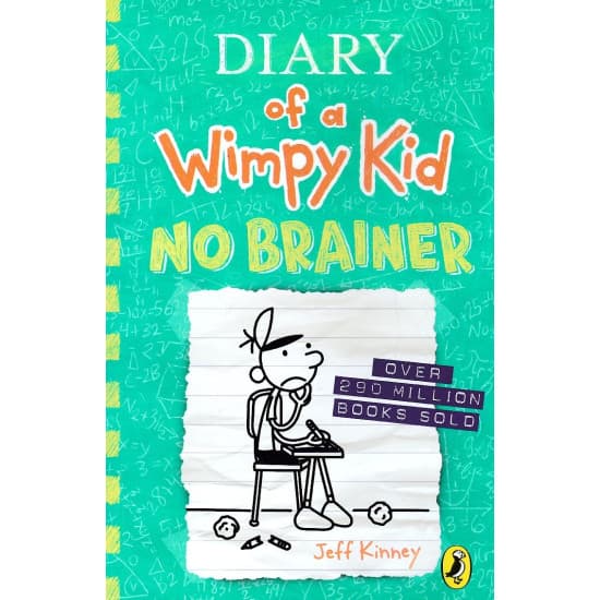 Cover of Diary of a Wimpy Kid No Brainer